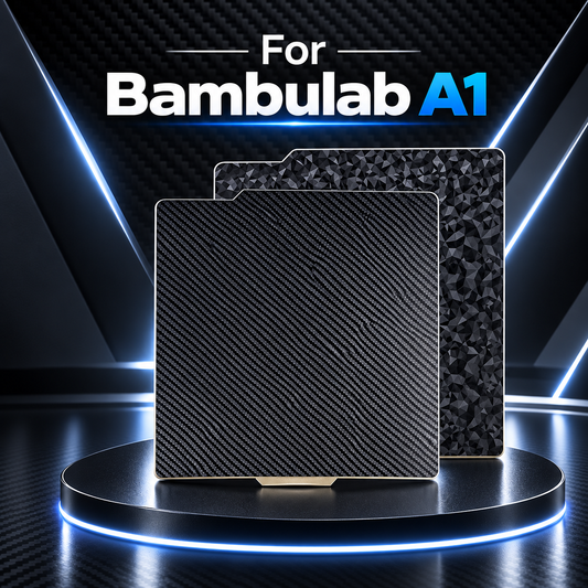 Dual Sided PEI Carbon Build Plate for Bambulab A1