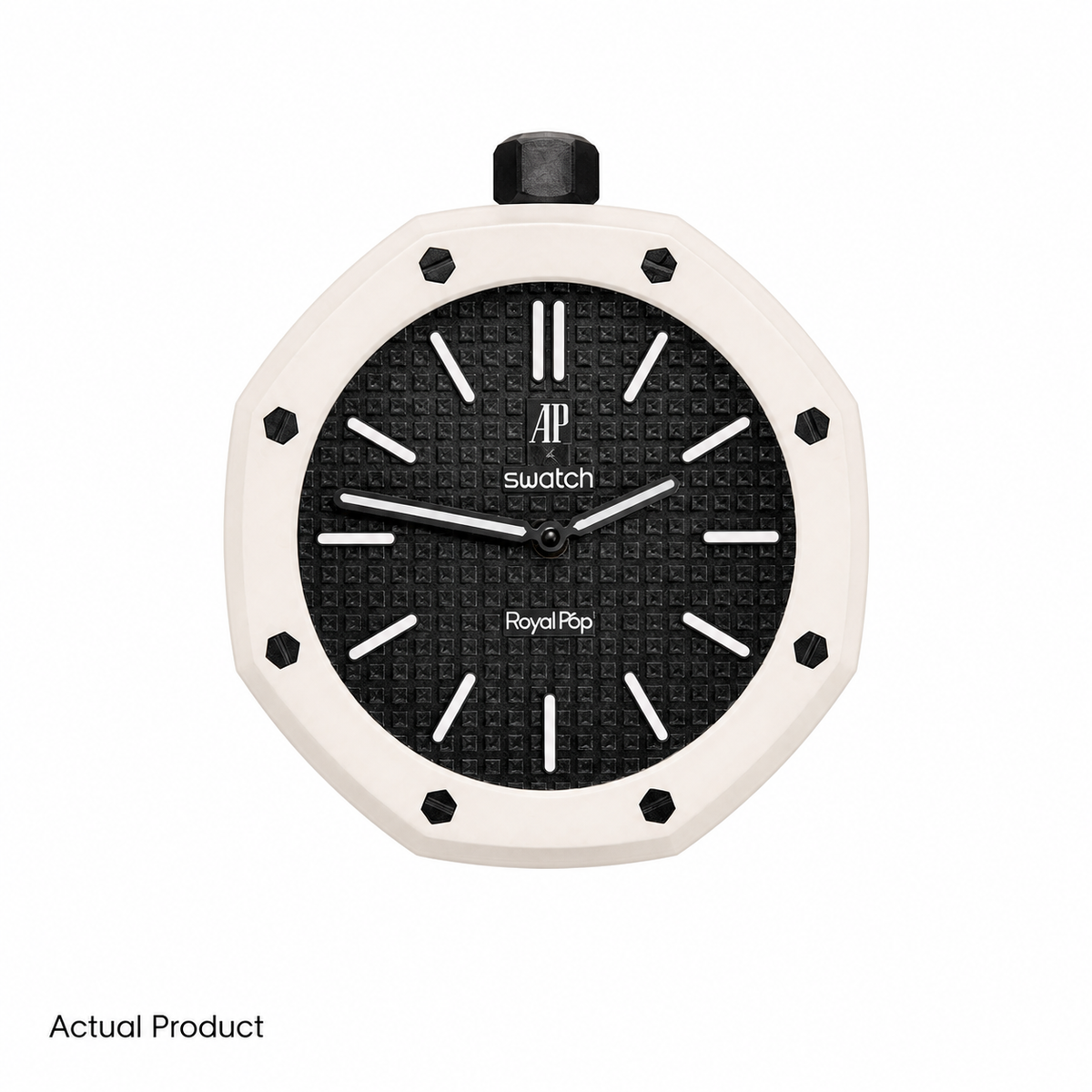 AP x Swatch Tribute Wall Clock (Black & White)