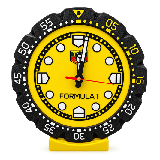 TAG Desktop Clock (Yellow / Black)