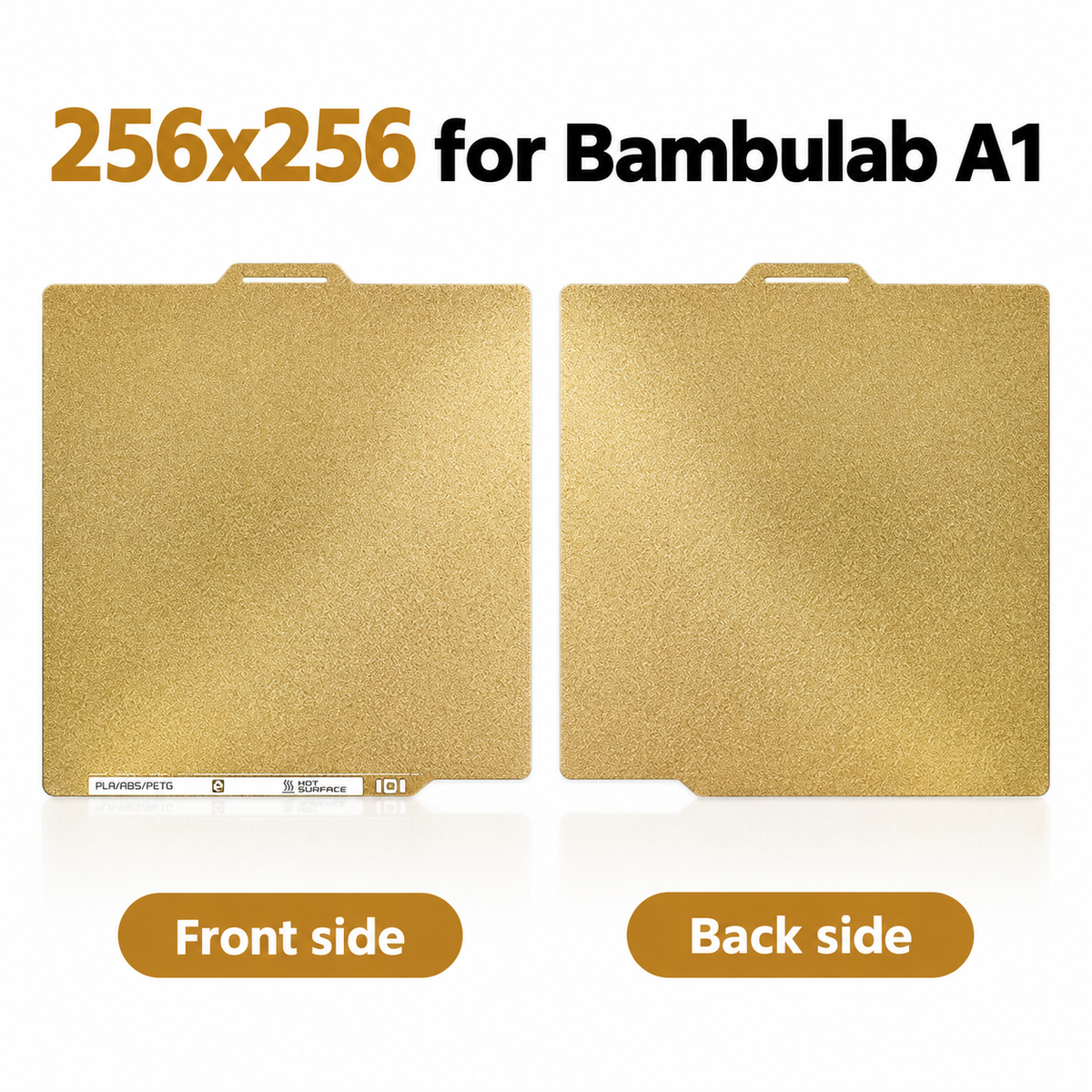 Dual Sided PEI Textured Plate for Bambulab A1