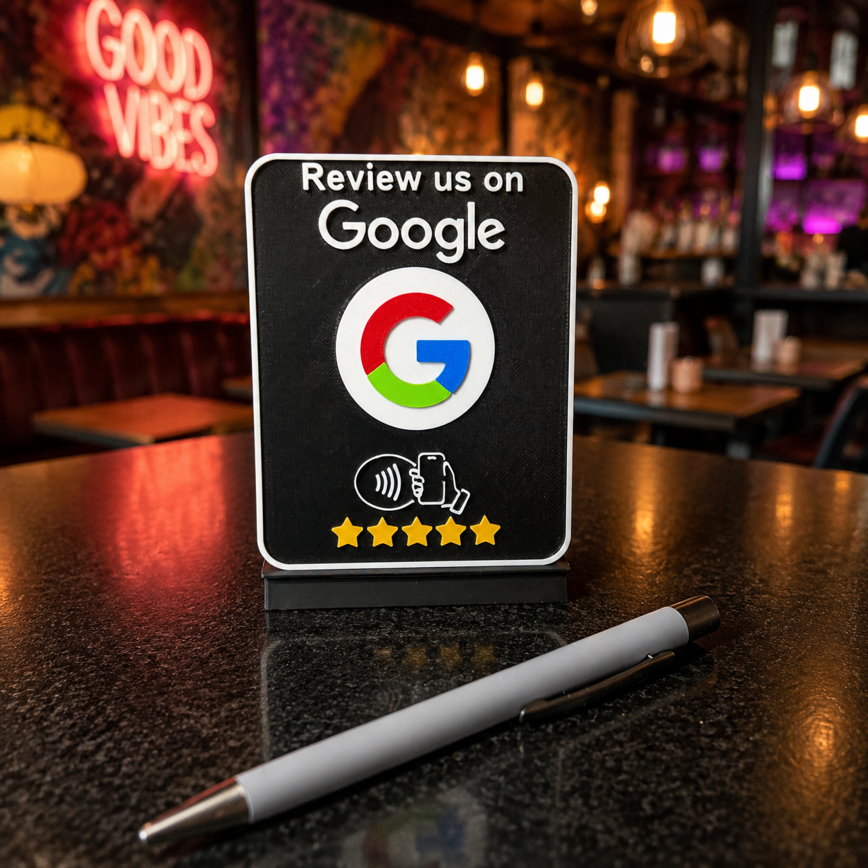 Google Review Stand