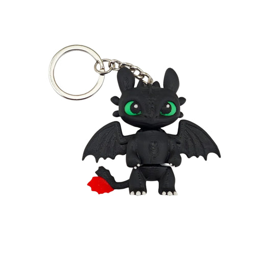 Toothless Dragon Keychain