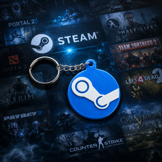 Steam Inspired NFC Keychain
