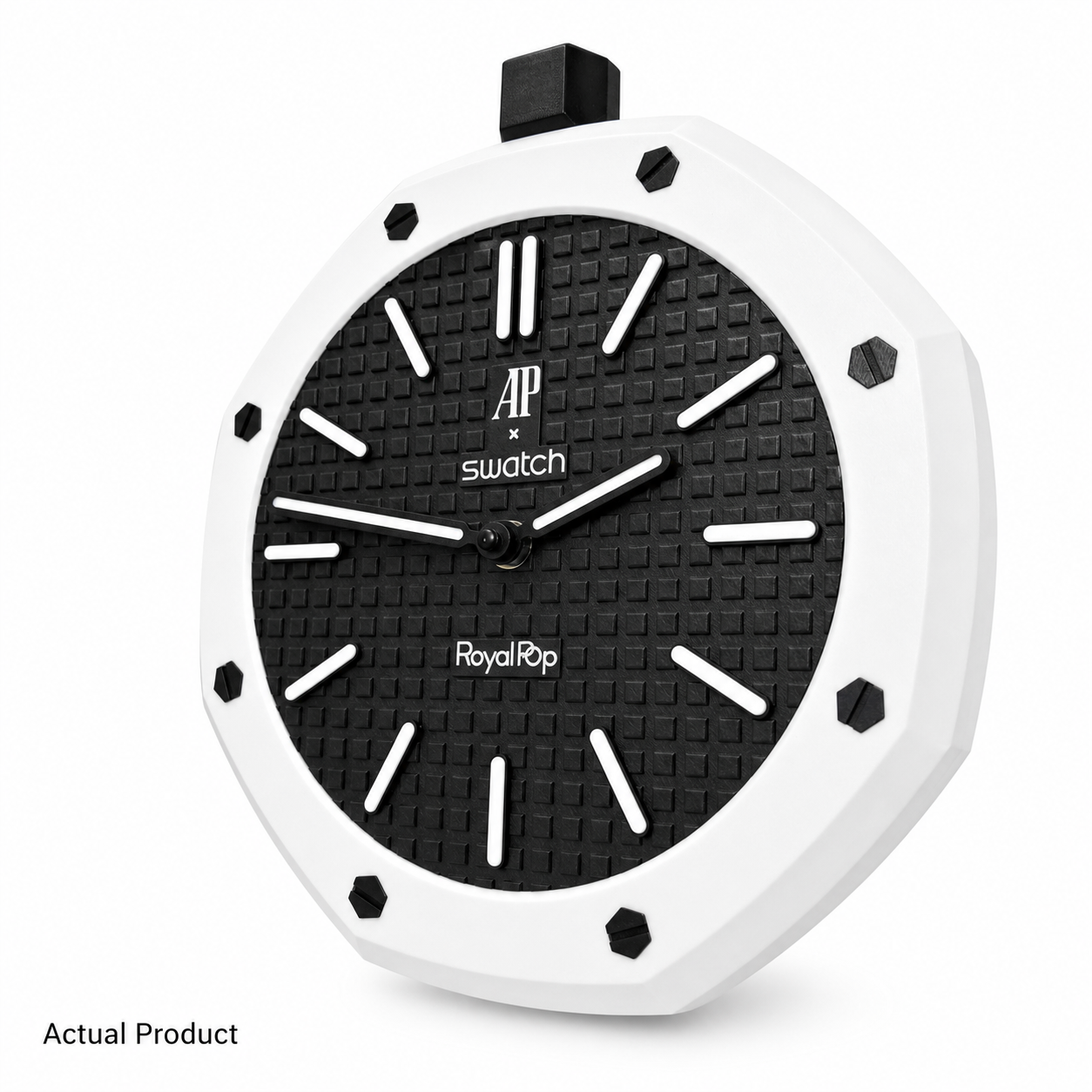 AP x Swatch Tribute Wall Clock (Black & White)