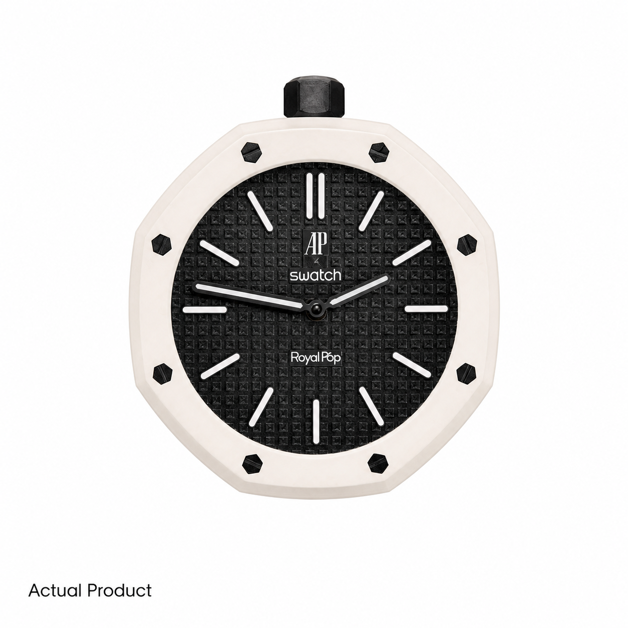 AP x Swatch Tribute Wall Clock (Black & White)