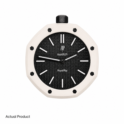 AP x Swatch Tribute Wall Clock (Black & White)