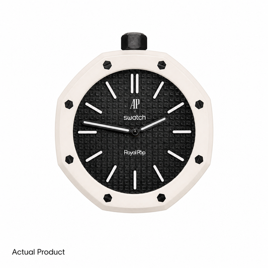 AP x Swatch Tribute Wall Clock (Black & White)