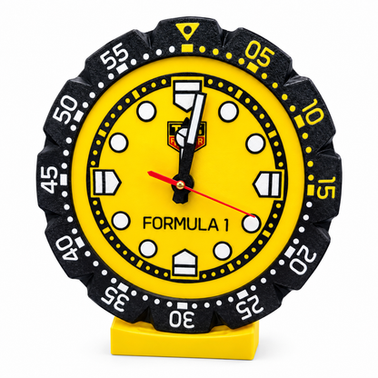 TAG Desktop Clock (Yellow / Black)