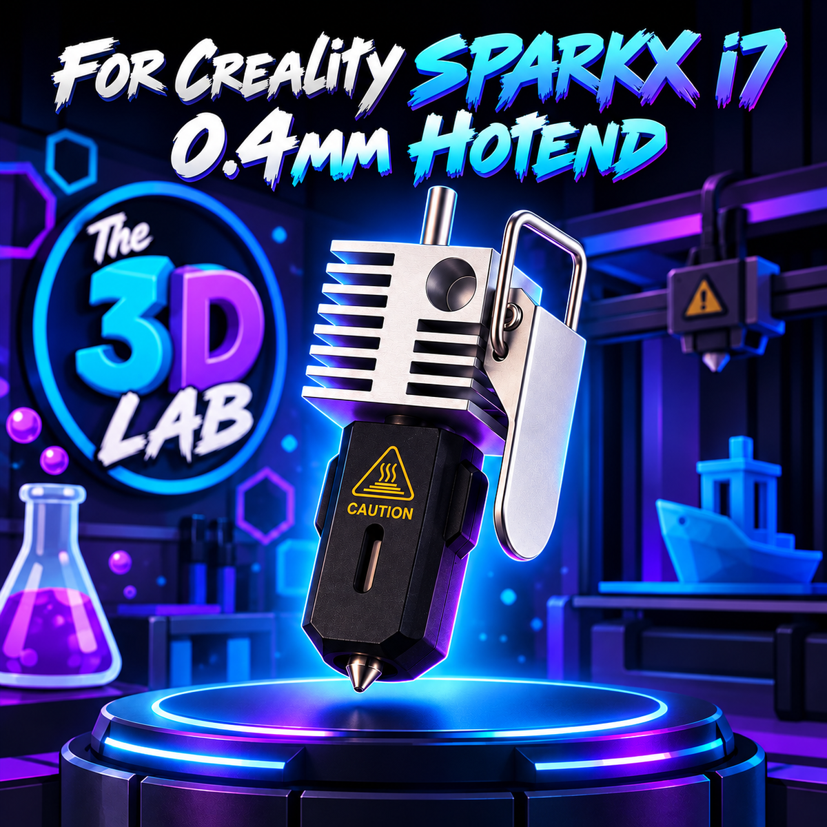Hardened Hot End for Creality SparkX i7 - 0.4mm