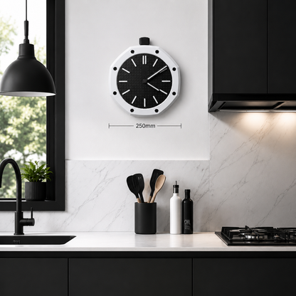 AP x Swatch Tribute Wall Clock (Black & White)