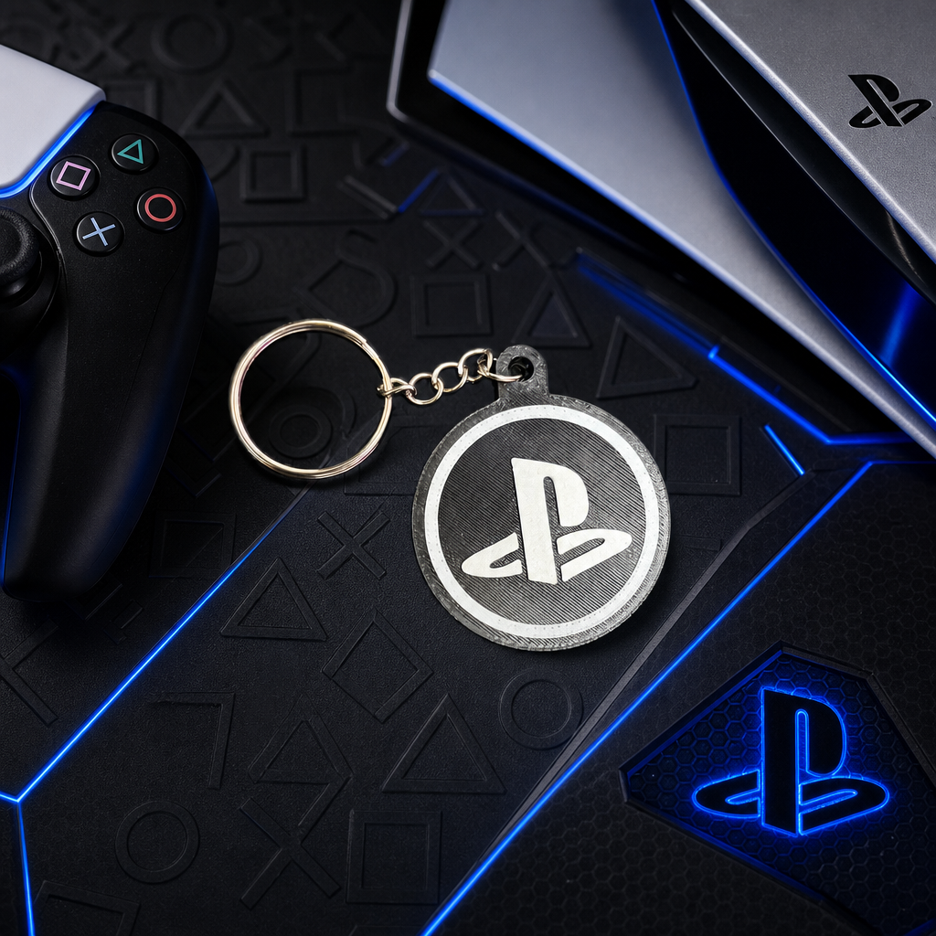 Playstation Inspired NFC Keychain