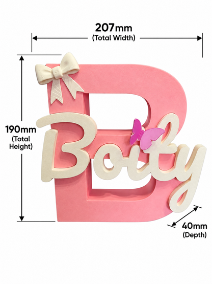 Mega Girl’s Monogram & Name 💕