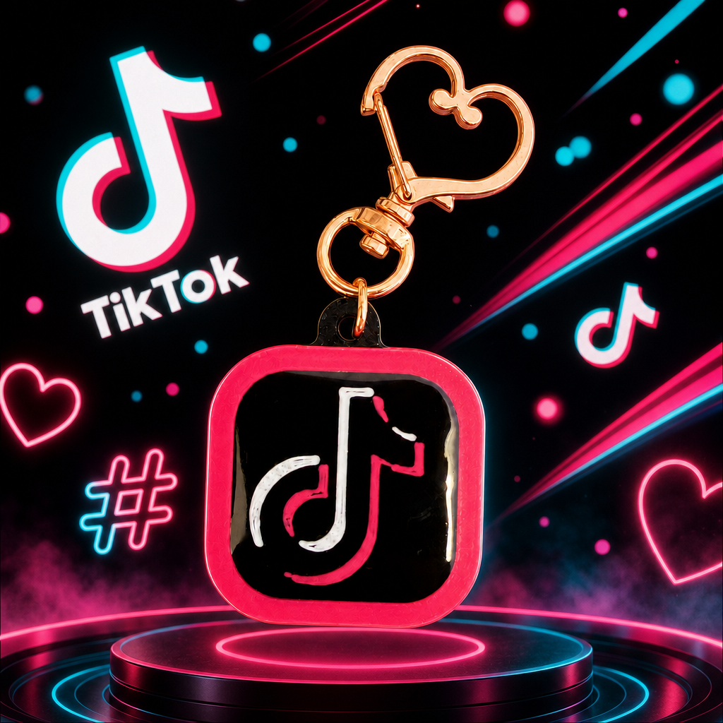 TikTok NFC Keychain