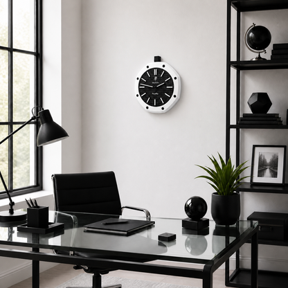 AP x Swatch Tribute Wall Clock (Black & White)
