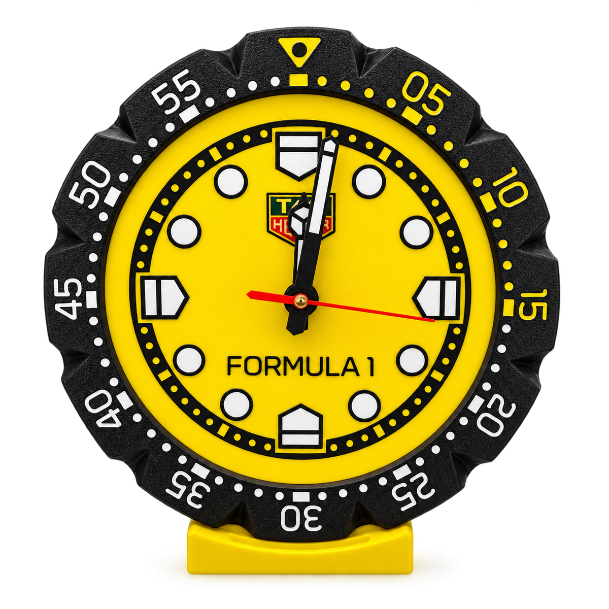 TAG Desktop Clock (Yellow / Black)
