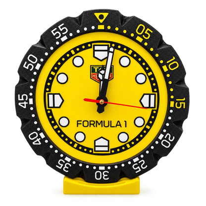 TAG Desktop Clock (Yellow / Black)