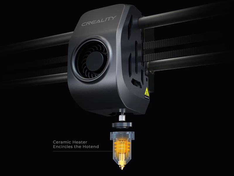 Creality K1 Max 3D Printer_Hotend Design