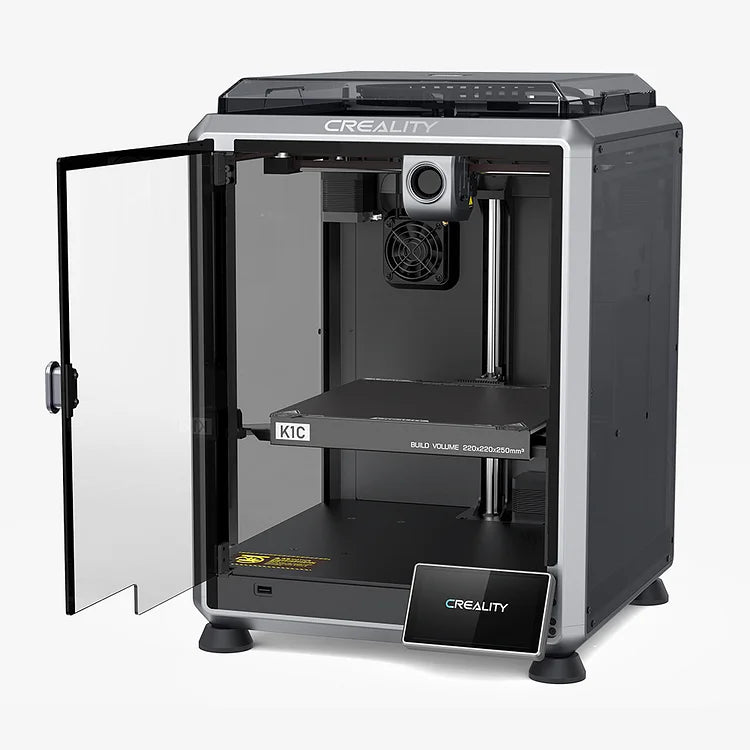 Creality K1C 3D Printer_Glass Door Open