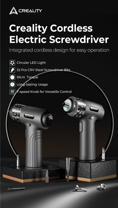 Creality Cordless Electric Screwdriver Precision Tool Kit