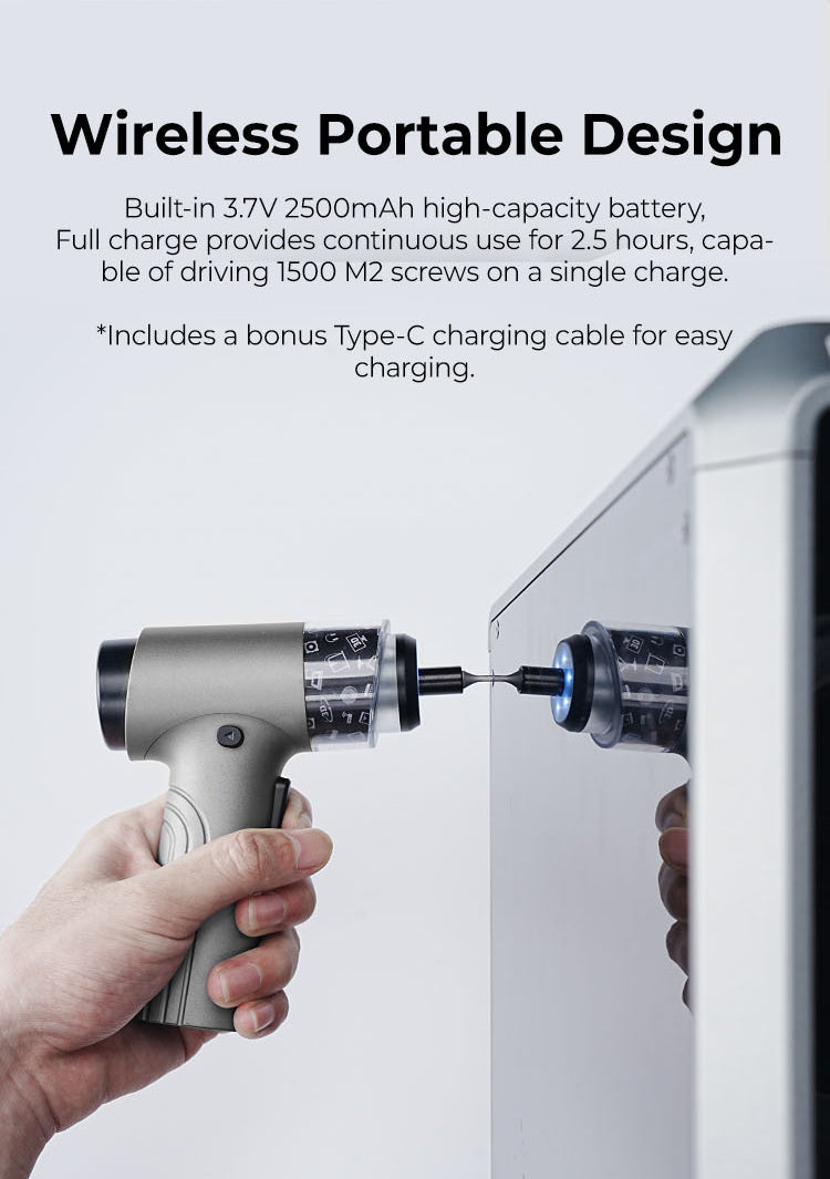Creality Cordless Electric Screwdriver Precision Tool Kit