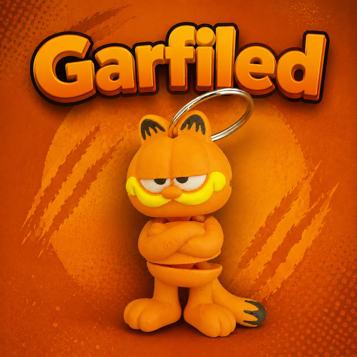 Garfield Keychain