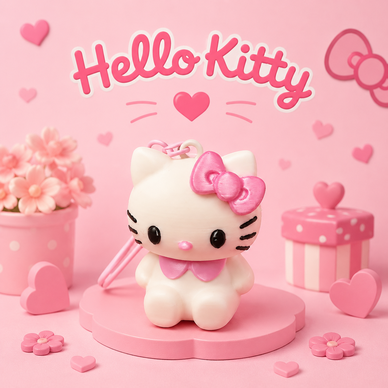 Hello Kitty Keychain