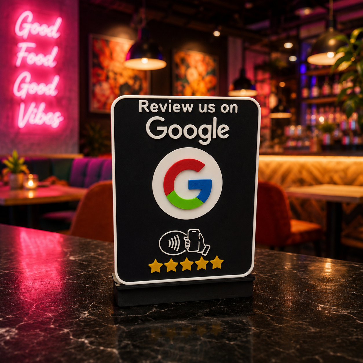 Google Review Stand