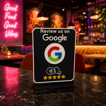 Google Review Stand