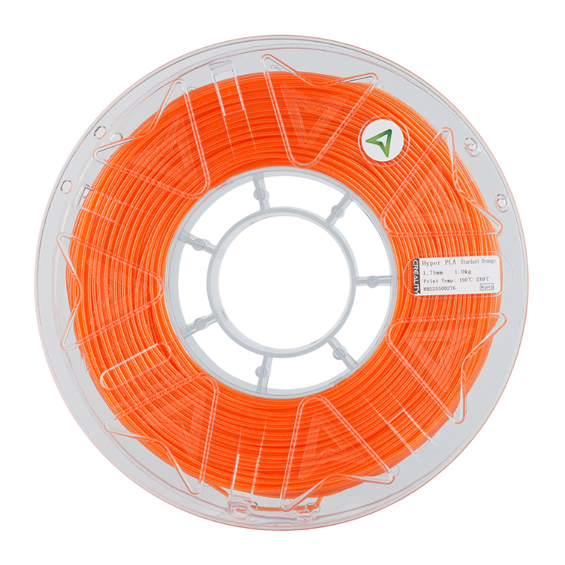 Creality Hyper PLA (RFID) Filament – Stardust Orange – 1.75mm | 1kg - Image 3