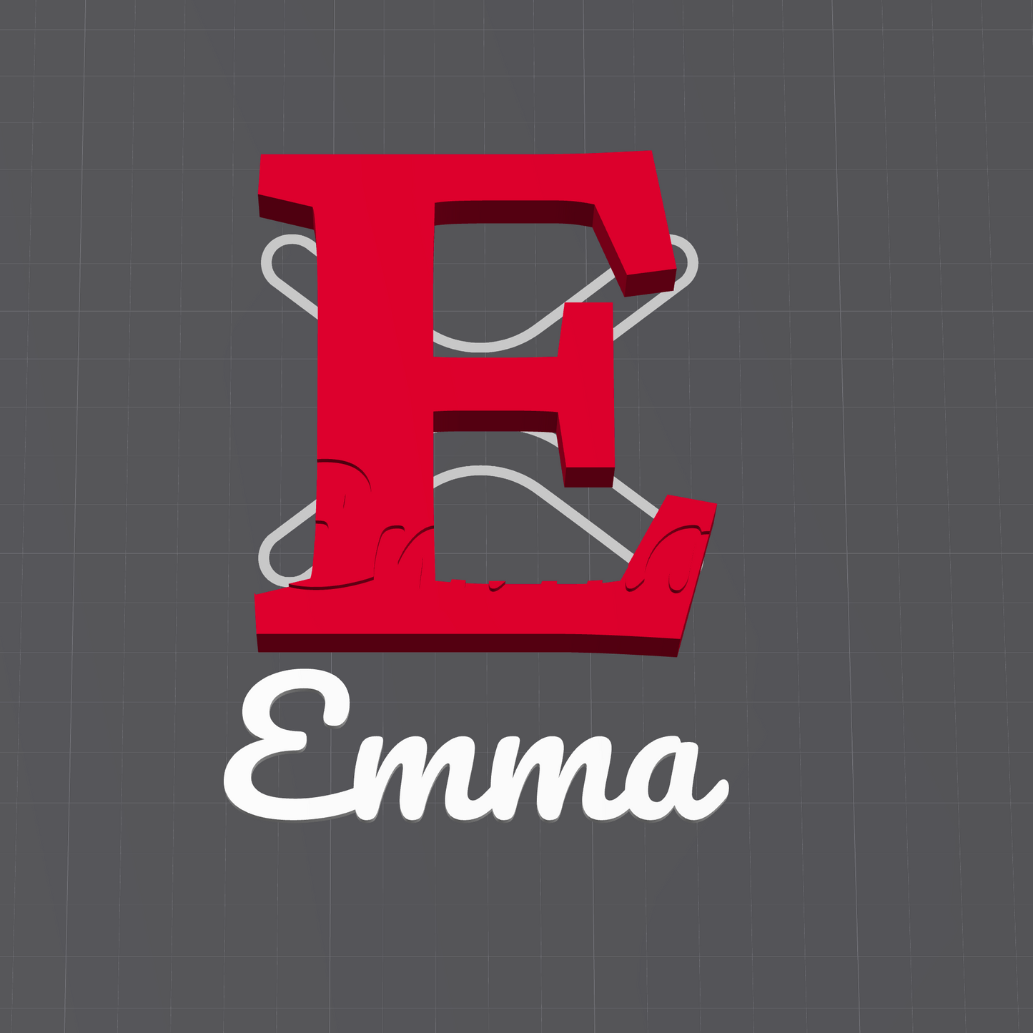 Personalised Monogram Name Stand
