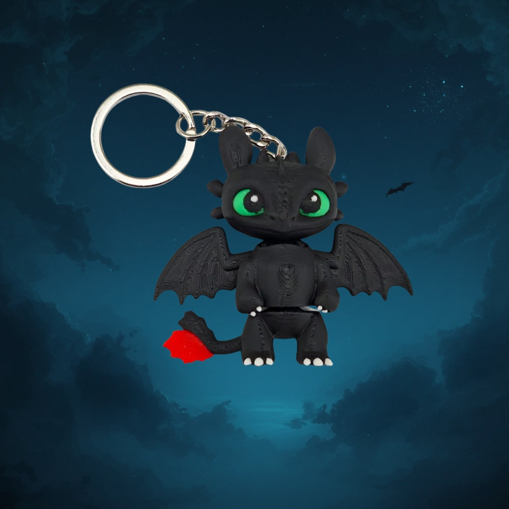 Toothless Dragon Keychain