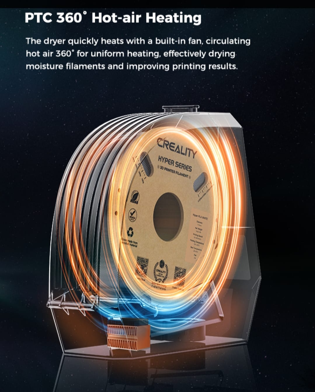 Creality Space Pi Filament Dryer – Single Roll - Image 3