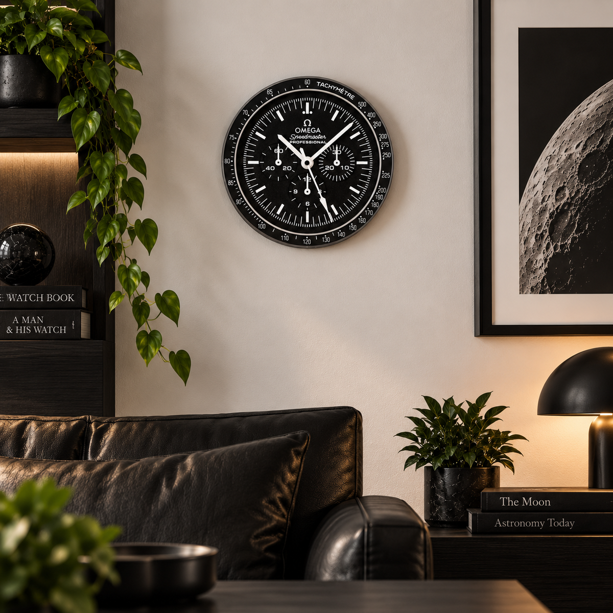 Omega Speedmaster Wall Clock