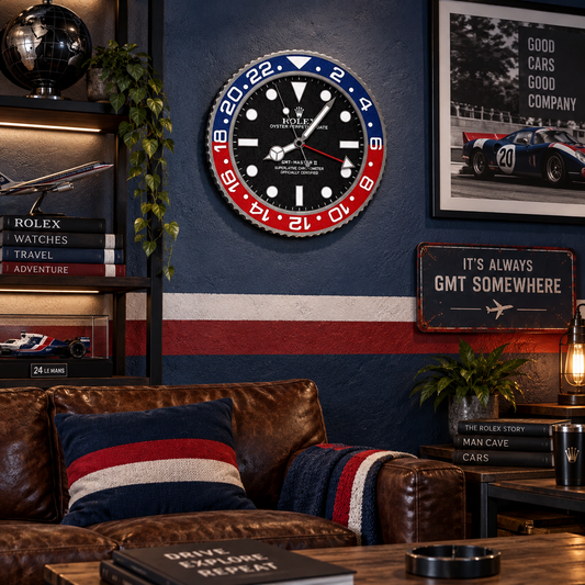 Rolex GMT Pepsi Wall Clock