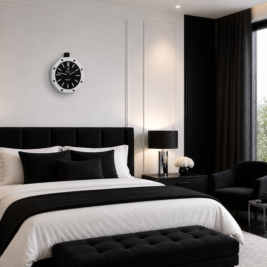 AP x Swatch Tribute Wall Clock (Black & White)