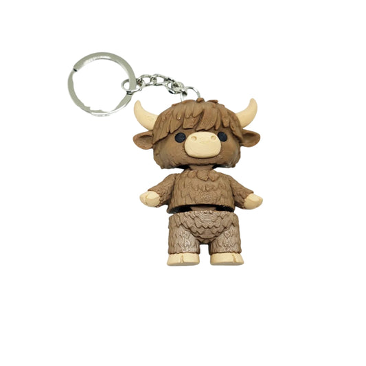 Cute Cow Keychain