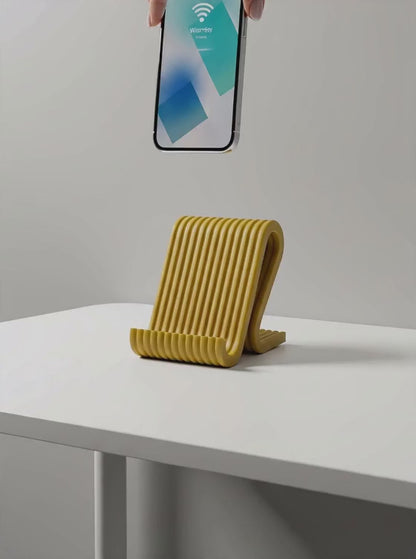 Ribbed Mobile Stand